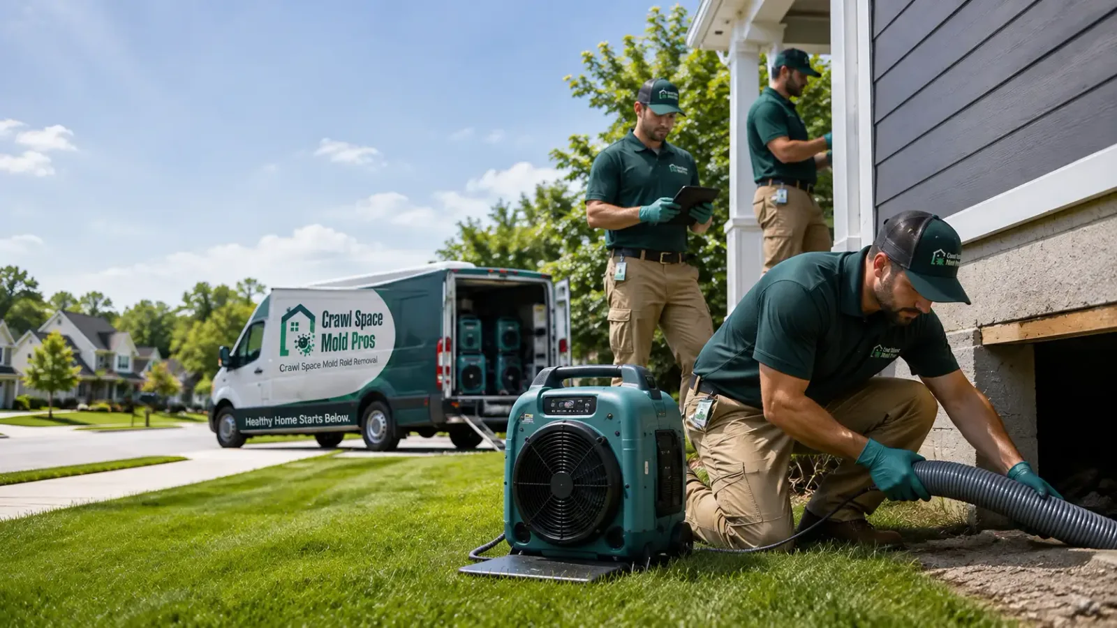 Crawl Space Mold Removal in Fillmore, CA